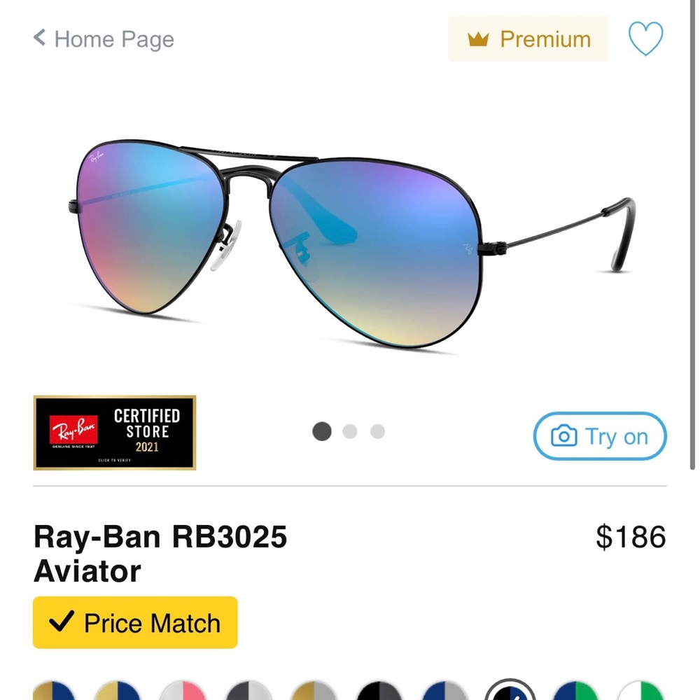 Ray-Ban Aviator Large Metal- RB3025